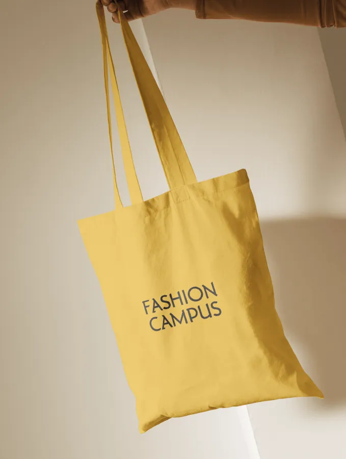 Ecobag amarela Fashion Campus